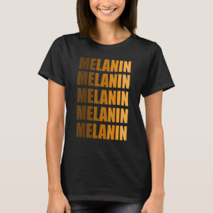 Melanin Queen African American Strong Black Natura T-Shirt
