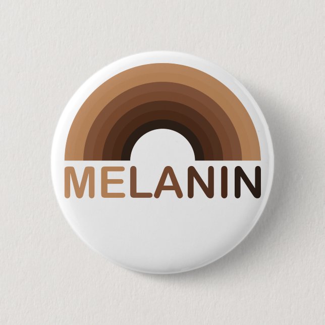 Melanin Rainbow Shades 2 Inch Round Button (Front)
