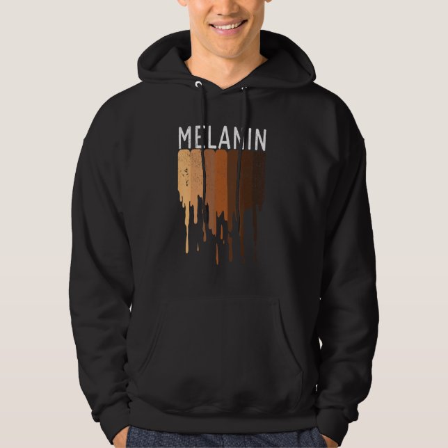 Melanin Shades Black Pride Black History Hoodie (Front)