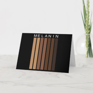 Melanin Shades Folded Greeting Card