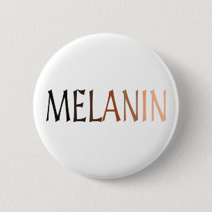 MELANIN Shades of Black 2 Inch Round Button