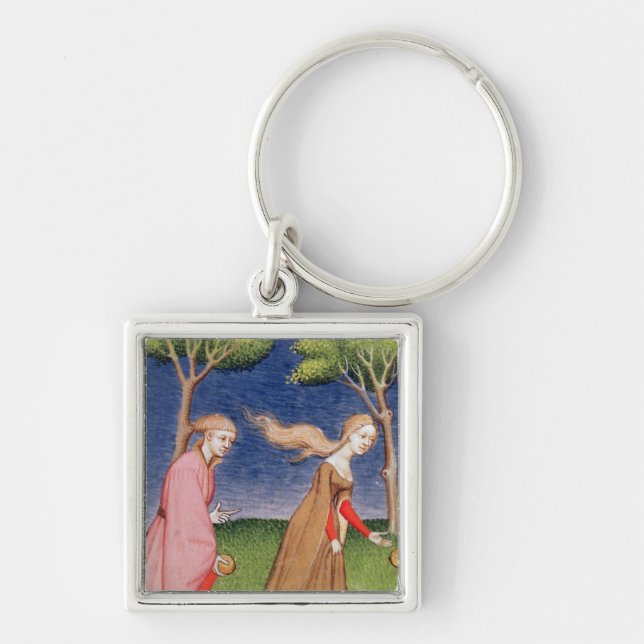 Melanion races against Atalanta Keychain (Front)