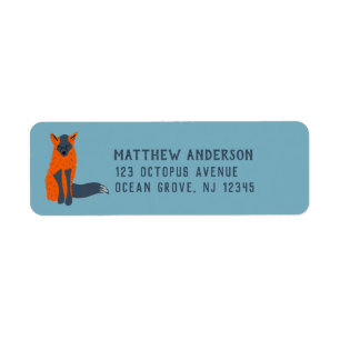 Melanistic Fox Amoureux des animaux Return Adresse