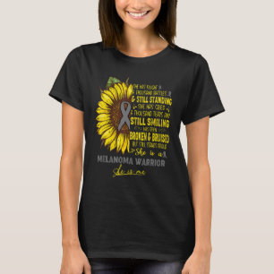 Melanoma Awareness She Is A Melanoma Warrior She I T-Shirt