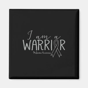 Melanoma Awareness Skin Cancer I Am A Warrior Magnet