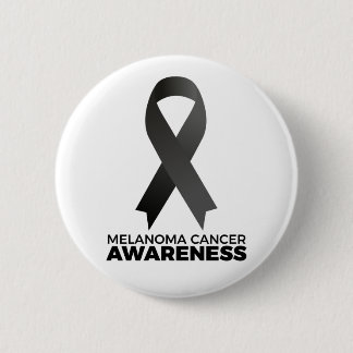 Melanoma Cancer Awareness 2 Inch Round Button