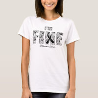 Melanoma Cancer Awareness Fine Ribbons - In This F