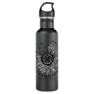 Melanoma Cancer Awareness - sunflower Flower We Do 710 Ml Water Bottle