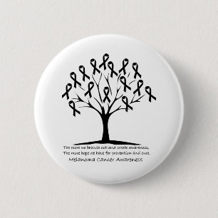 melanoma cancer awareness tree 2 inch round button