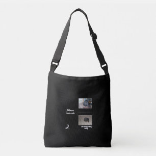Melanoma Pet Memory Two-Photo Design Crossbody Bag