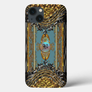 MeLark Victorian Beautiful Monogram iPhone 13 Case