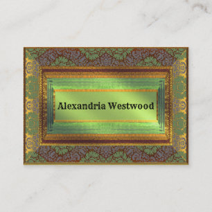 MeLarks Elegant Chic Classic Professional Business Card