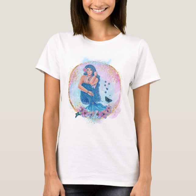 Melasandria mermaid  by Renee Lavoie T-Shirt (Front)