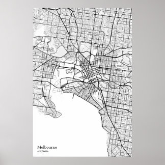 Melbourne AU wall poster wall art