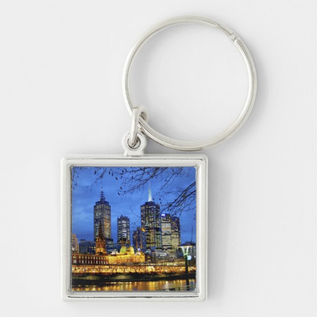 Melbourne, Australia. A nighttime view of the Keychain (Front)