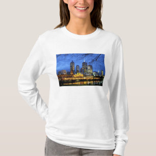 Melbourne, Australia. A nighttime view of the T-Shirt