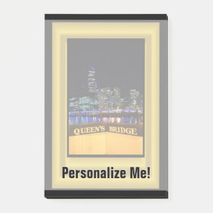 Melbourne Australia CBD Night Lights Post-it Notes