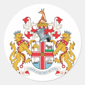 melbourne, Australia Classic Round Sticker
