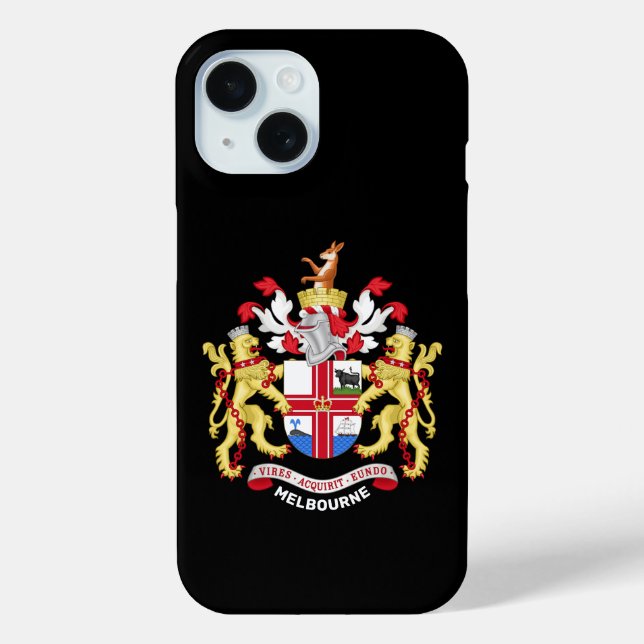 Melbourne, Australia - coat of arms Case-Mate iPhone Case (Back)