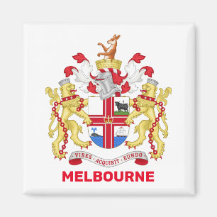 Melbourne, Australia - coat of arms Magnet