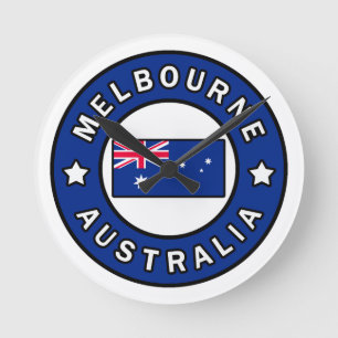 Melbourne Australia Round Clock