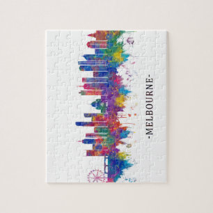 Melbourne Australia Skyline Jigsaw Puzzle
