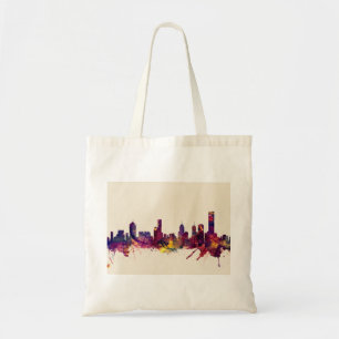Melbourne Australia Skyline Tote Bag