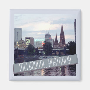 Melbourne Australia Travel Souvenir Fridge Magnet