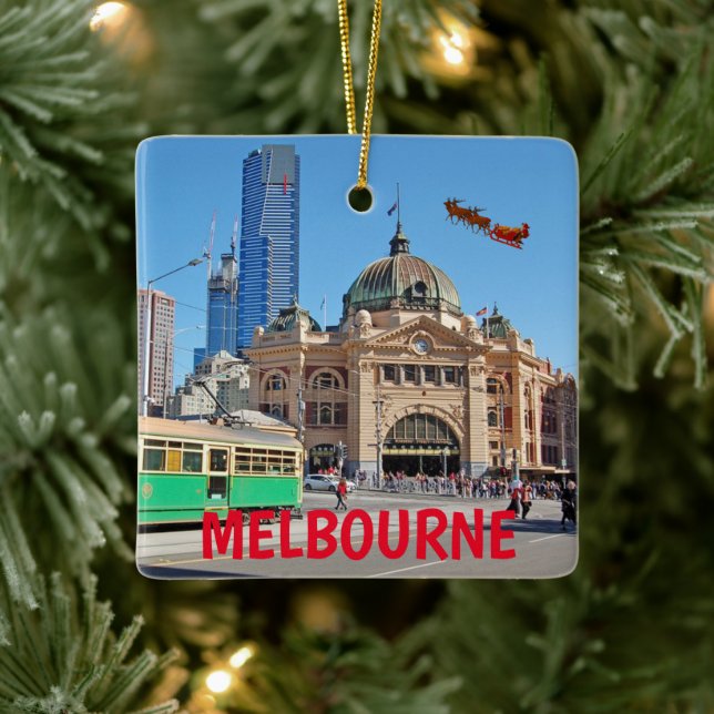 Melbourne Australie Pittoresque Noël Ornement (Arbre)