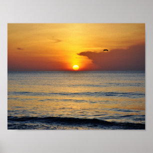 Melbourne Beach Sunrise Poster