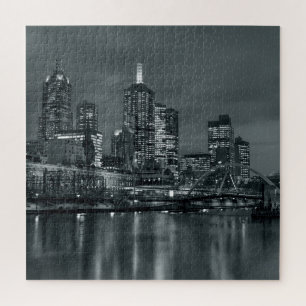 Melbourne by night jigsaw puzzle