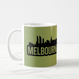 Melbourne city Australia Victoria skyline souvenir Coffee Mug