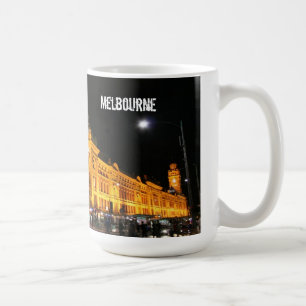 Melbourne City par nuit - Mug