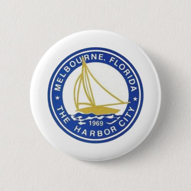 Melbourne, Florida 2 Inch Round Button (Front)