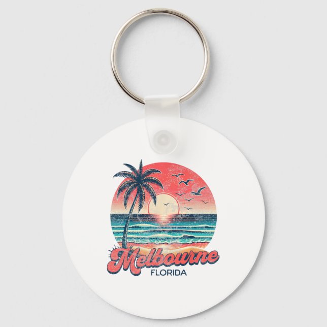 Melbourne Florida  Keychain (Front)
