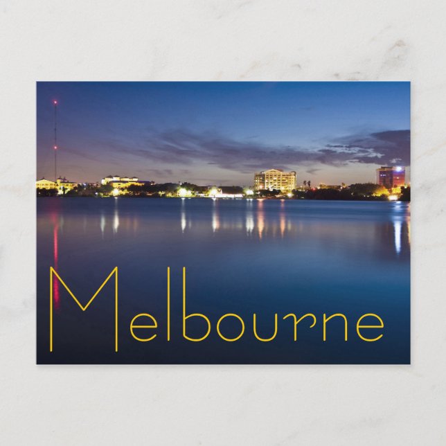Melbourne, Florida, U.S.A. Postcard (Front)