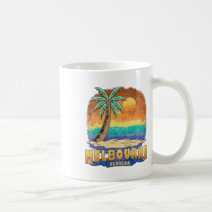 Melbourne Florida Vintage Distressed Souvenir  Coffee Mug