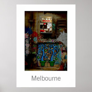 Melbourne Graffiti Poster