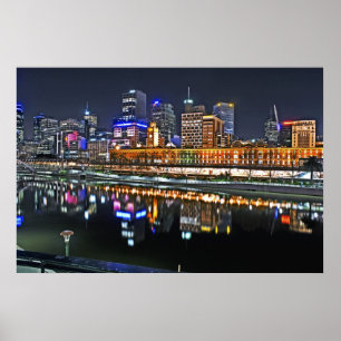 Melbourne in HDR Poster