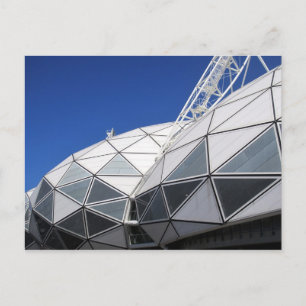 melbourne stadium triangles postcard