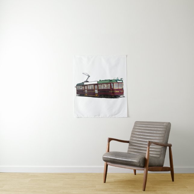 Melbourne tram tapestry (In Situ)