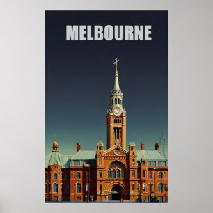 Melbourne vintage poster