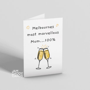 Melbournes most marvellous mum birthday card