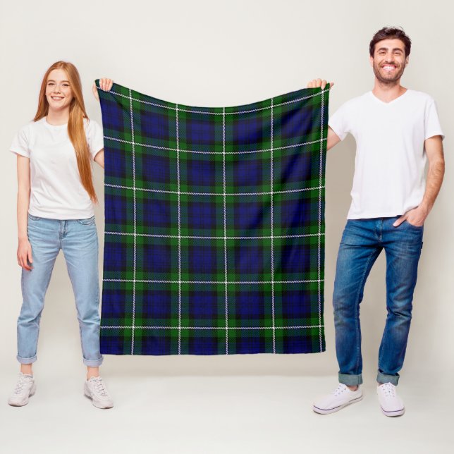 Meldrum Forbes Plaid Fleece Blanket (In Situ)