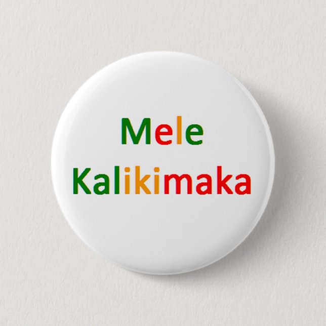 mele kalikimaka2 2 inch round button (Front)