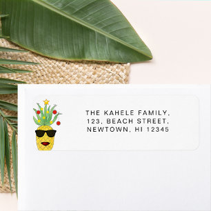 Mele kalikimaka Ananas Adresse de retour
