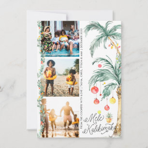 Mele Kalikimaka Carte de Collage de Photos de No