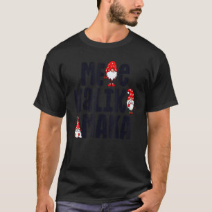 Mele Kalikimaka Christmas Gnomes Tropical Hawaii H T-Shirt