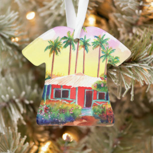 Mele Kalikimaka Christmas Plantation Red Cottage