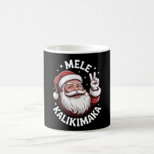 Mele Kalikimaka Christmas Santa Xmas Holiday Coffee Mug